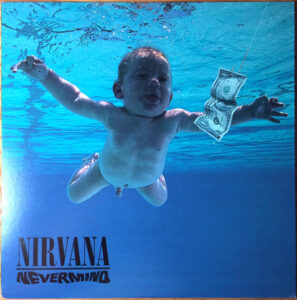 Plattencover der Nirvana LP Nevermind.