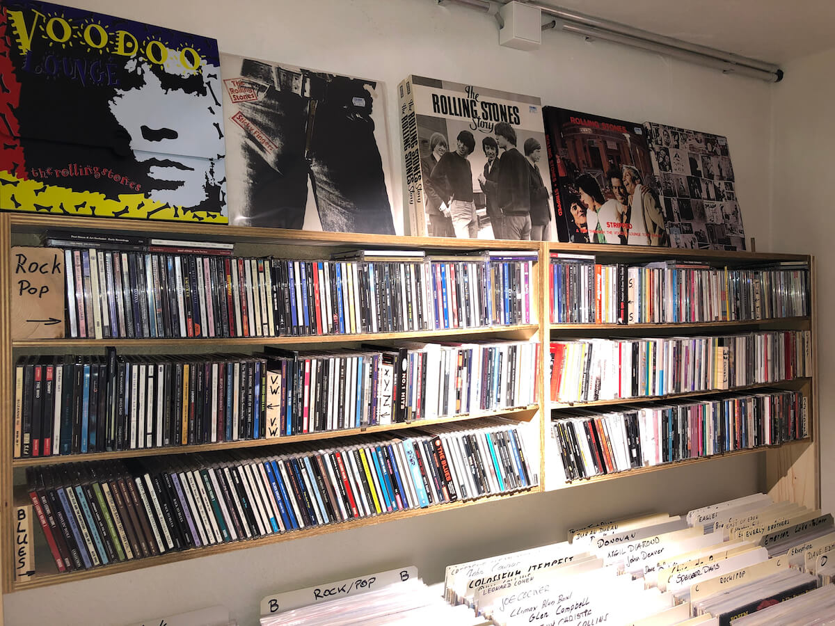 Abteilung Rock und Pop LPs und CDs